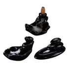 Ceramic Backflow Incense Holder Aromatherapy Ornaments for Home Relaxation