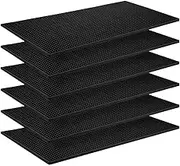 Byttlerom 6Pcs Rubber Mat Non Slip Bar Service Spill Mat for Countertop Cocktail Bartending Restaurants Barbershop Clippers Salon