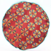 Lord R Colton Masterworks Pocket Round Parma Red & Gold Silk - $75 Retail New
