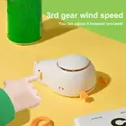 Mini Fan Duck Shape Air Circulation Mini Cooling Fans Bladeless Lovely Cooling