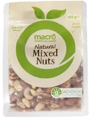 2 x Macro Natural Mixed Nuts 250g