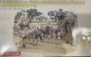 Dragon 1/35 6077 WWII German Fallschirmjager with Donkeys 4 Figurines NEW