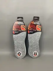 2 Pair Thermal Cushion Insoles Little Hotties Shoe Boot Unisex Inserts Warm Feet