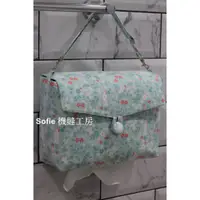 在飛比找蝦皮購物優惠-Sofie 機縫工房【花叢小兔】擦手紙袋 舒潔摺疊家用紙巾袋