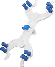 ULTECHNOVO Clamp Crimping Pool Grips Toggle Electrical Fastener System Air Conduit Super Clamp Barb Adjustable Leak Light Bar Tarp Spring Clamps Hanger Vent Dryer Bundle Plastic White