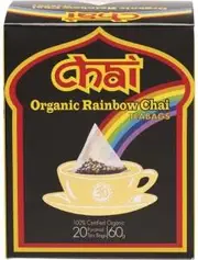 Chai Tea Organic Rainbow Chai Tea Bags 20pk