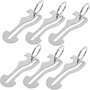 Stainless Steel Shopping Trolley Remover, 6Pcs Shopping Trolley Remover Shopping Trolley Token,Alloy Key Ring Shopping Cart,Aluminum Alloy Key Ring,Shopping Trolley Tokens Stainless Steel Key Rings