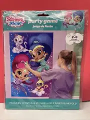 Shimmer and Shine PARTY GAME POSTER ~ Birthday Supplies Decoration Activity New!