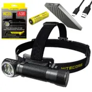 Nitecore HC35 Rechargeable Headlamp w/ Battery and NB10000 Powerbank 10,000mAh