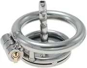 Sex Toys Steel Stainless Flat Chastity Cage Inverted Chastity Cage SM Male Cage Chastity Device Chastity Lock Beginner Cage to Prevent Erection Bondage for Men