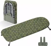 Table Top Ironing Board with Wall Mount | D-Crease | Portable Space Saving Mini