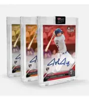 JOSH JUNG SIGNED 1st POSTSEASON HR TOPPS NOW #971 SEALED ON-CARD AUTO 99 OR LESS