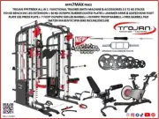 Smith Machine Functional Trainer FPR7MAX + 2 X 72 Kg Weight Stacks + Leg Pres...
