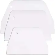 COLLBATH Baking Essential 3pcs Cake Decorating Tools Cake Scraper Smoother Cutter Health-Safe