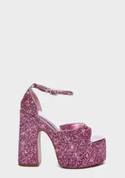 [AZALEA WANG] Pink Bali Platform Heels