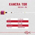 PUTIH RELIX NUSANTARA KANCRA TOR 150 2-5LBS 日式白碳空心釣魚竿適用於金魚