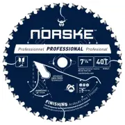 Tools NCSBS413 7-1/4" 40T Socktooth Circular Saw Finishing Blade 5/8" Bore wi...
