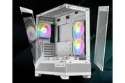 Antec CX700 ARGB White, ATX, USB Type-C 3.2 Gen 2, Tool Free Panels, Vertical Cooling, 3x 120mm PWM ARGB Fans, Heat dissipationg Gaming Case CX700ARGBWhite