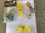 Fishing Stringers x 4 Three String Style and 1 Danielson 9 Snap Chain Stringer