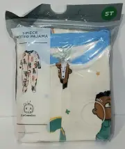 Cocomelon Toddler Boys One Piece Sleeper Footed Pajamas Size 5T