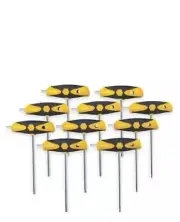 Wiha 54097 10 Piece Sae T-Shape Hex Key Set, 54097