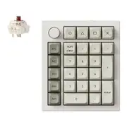 Keychron Q0 Max QMK Custom Mechanical Shell White Number Pad - Brown Switch [KBKCQ0MP3]