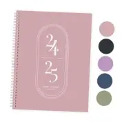Rileys Planner 2024-2025 Academic Year, 18-Month Academic 8.5 x 11 Inch Pink