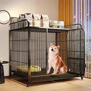 Indoor Dog Kennel, Dog Crate Table,heavy Duty Dog Crate Furniture, Dog Crate, Kennel With Wheels, Removable Tray,decorative Dog Kennel Indoor For Small Medium Dogs Furniture(S)