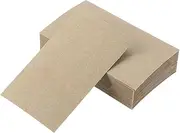 uxcell 50 Business Card Stock 3.5" x 2" Blank Business Cards for Laser Printer Small Message Card Graffiti Scrapbooking DIY Thanks Cards, Brown