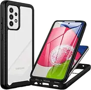 [CENHUFO] for Samsung A52s Case, Samsung A52s 5G/A52 5G Case Built-in Screen Protector Shockproof Clear Cover Full Body Protective Rugged Phone Case for Samsung Galaxy A52S 5G/A52 5G/A52 4G