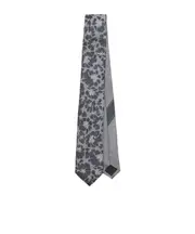 printed tie One size Gray