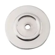 6540 Backplate For Domed Cupboard Knob Polished Nickel D32mm
