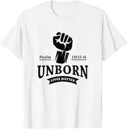 [VidiAmazing] Unborn Lives Matter Christian Pro-Life T-Shirt ds7212 T-Shirt