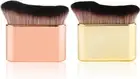 2 Pcs Body Makeup Brush for Blending Liquid Foundation Self Tanner Vegan Face Ka