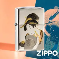 在飛比找momo購物網優惠-【Zippo】日本傳統風格-浮世繪防風打火機(美國防風打火機