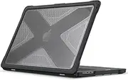 Fintie Case for MacBook Pro 16 Inch A3403 A3186 A2991 A2780 A2485 (2024 2023 2022 2021) - Heavy Duty Rugged Hard Shell Cover with TPU Bumper for MacBook Pro 16" M4/M3/M2/M1 Pro/Max Chip, Glittering