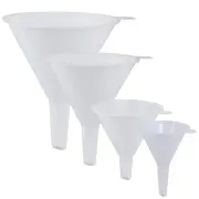 Plastic Funnel for Automotive Use - Kitchen Funnels for Filling Bottles, Jars, C