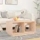 vidaXL Coffee Table 80x50x40 cm Solid Wood Pine BMG