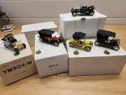 Matchbox Models of Yesteryear die cast 40th Anniversary edition cars x 4 Mint