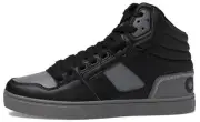 Osiris Clone Black Grey Grey Mens Hi Top Skate Trainers