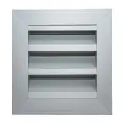 Builders Edge 100mm Aluminium Weatherproof Louvre External Wall Vent