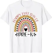 [X.Style] Happy Last Day of Pre-k School Pre-Kindergarten Teacher ds299 Youth T-Shirt (L) White