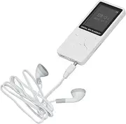 32GB MP3 Player with Bluetooth 5.0, 1.8 Inch LCD Screen, Portable HiFi Music Player with Speaker, 128GB Expansion Support, Digital Lossless Music MP3 MP4 Player for Kids (White)