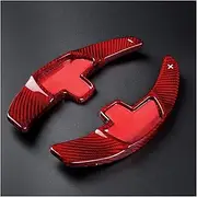 Car Steering Wheel Paddle Shifter Compatible with Mercedes Benz M Class GLE W166 2012~2019 Carbon Fiber Extension Shift Car-Styling Stickers(2 Pcs Carbon Fiber)