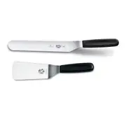 [Victorinox] Spatula Offset Shaped Blade Spread (Black) - 25cm