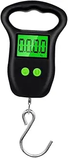 [Happyyami] Handheld Portable Scale for Luggage LCD Display 50kg Capacity Scale with Hook for Fishing Easy to Carry