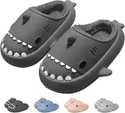 [IDEINER] Cloud Shark Slides Women Shark Slippers Men Flip Flops Bathroom Shower Shoes Anti Slip Pillow Sandals Pool Beach Indoor Home Unisex Adults Size US 4-12