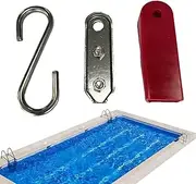 Pool Safety Hook | Pool Hanger Stainless Steel Safety Hooks,Sturdy Multifunctional Easy-Use Pool Accessories, Float Rings Hook Holder for Swimming, Hydrotherapy Pool
