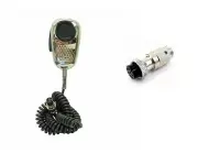 Ranger SRA-198C Chrome Mic & Workman C4PRCI6 6-pin Ranger RCI Adapter Cobra