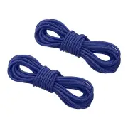 2pcs Archery D Loop Rope 10 FT, Bow String Release Nock Wire Nocking Loop, Blue